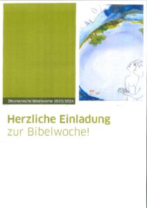 Mehr über den Artikel erfahren Herzliche Einladung zur Ökumenischen Bibelwoche!
