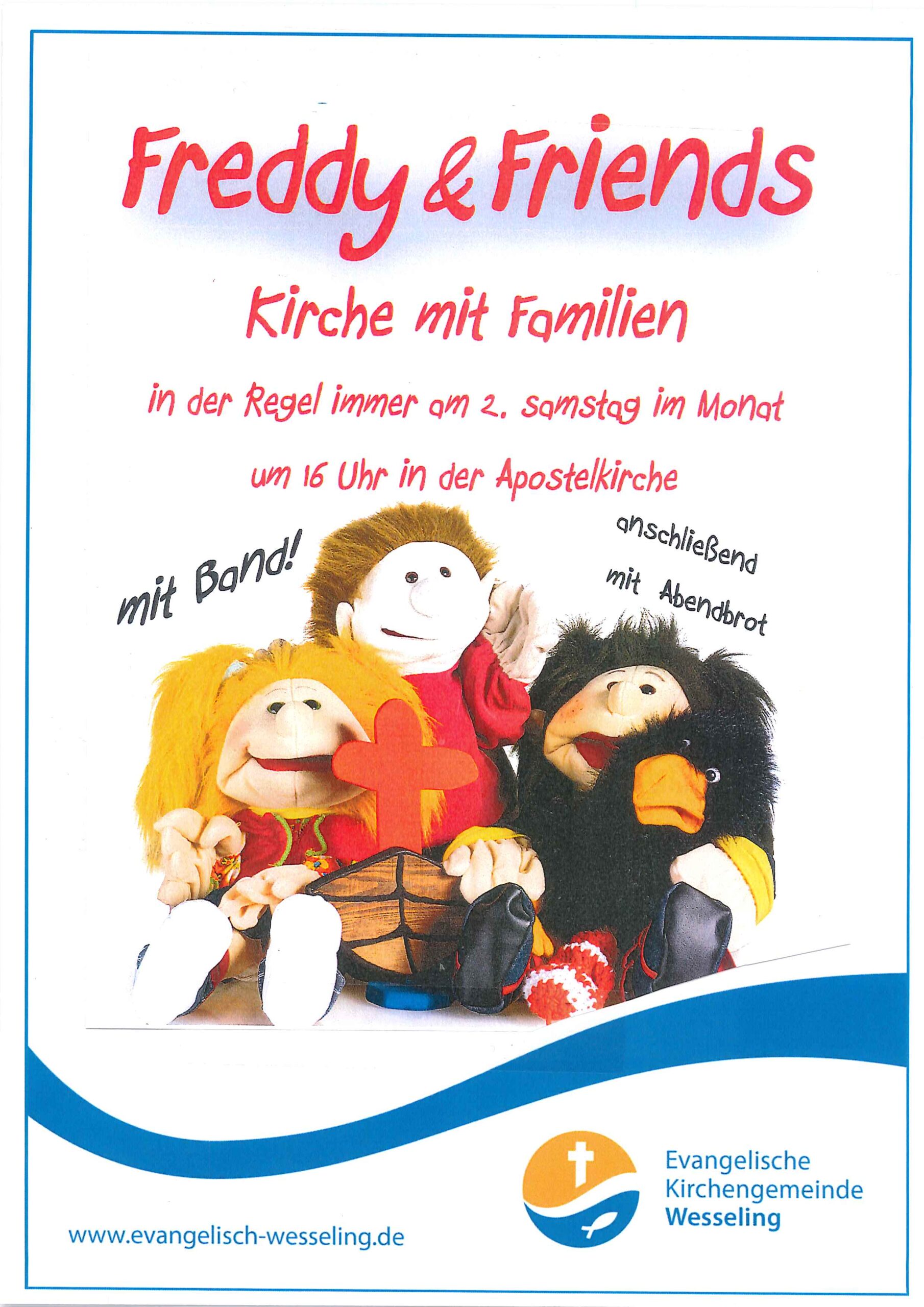 Read more about the article Freddy & Friends am Samstag, 11. Mai 2024
