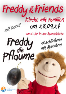 Mehr über den Artikel erfahren Freddy & Friends am Samstag, den 28.09.2024
