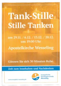 Mehr über den Artikel erfahren Tankstille – Stille tanken