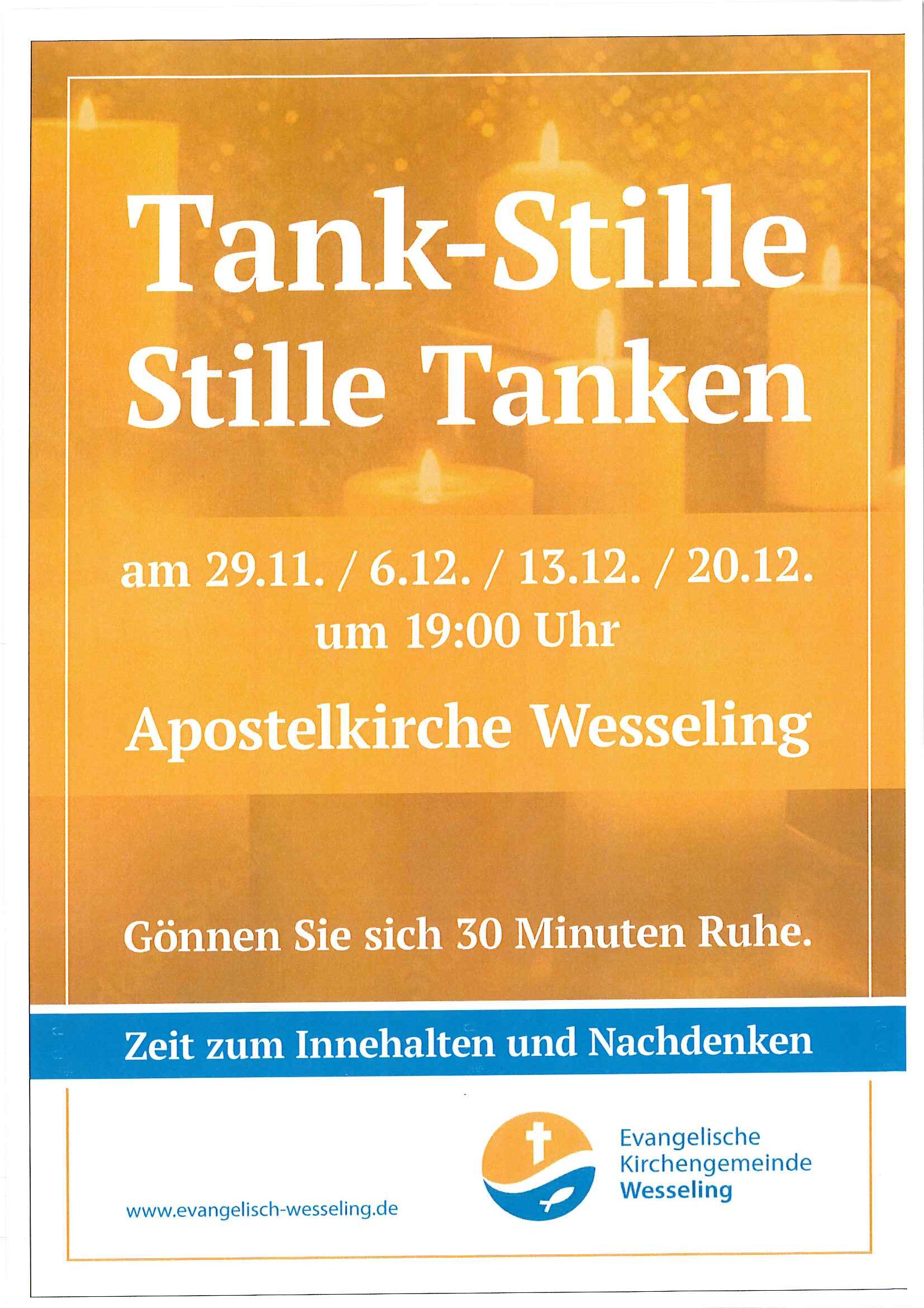 Mehr über den Artikel erfahren Tankstille – Stille tanken