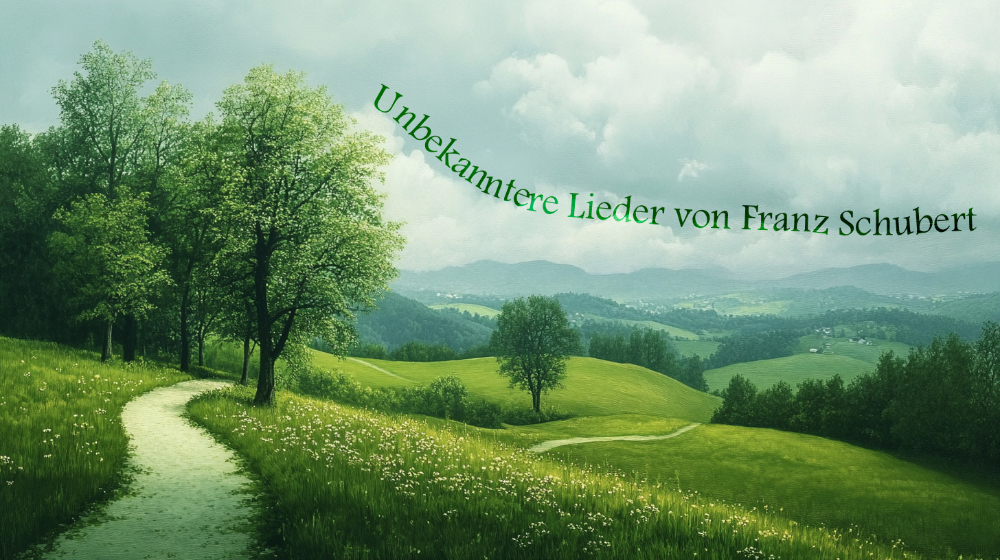 Mehr über den Artikel erfahren Unbekannter Schubert: Mittwochsmusik im Mai