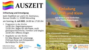 Mehr über den Artikel erfahren Einladung zur Auszeit auf dem Stadtfest am Sonntag, 6. Juli 2025