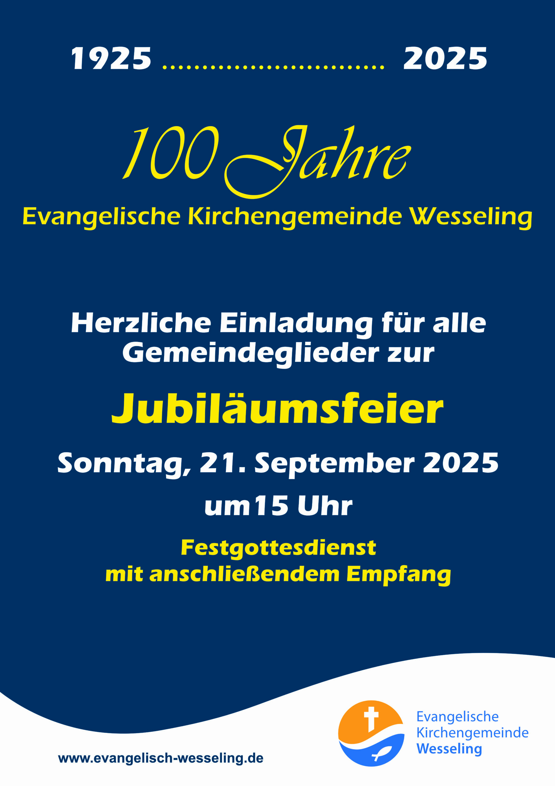 Du betrachtest gerade Einladung zum 100jährigen Jubiläum