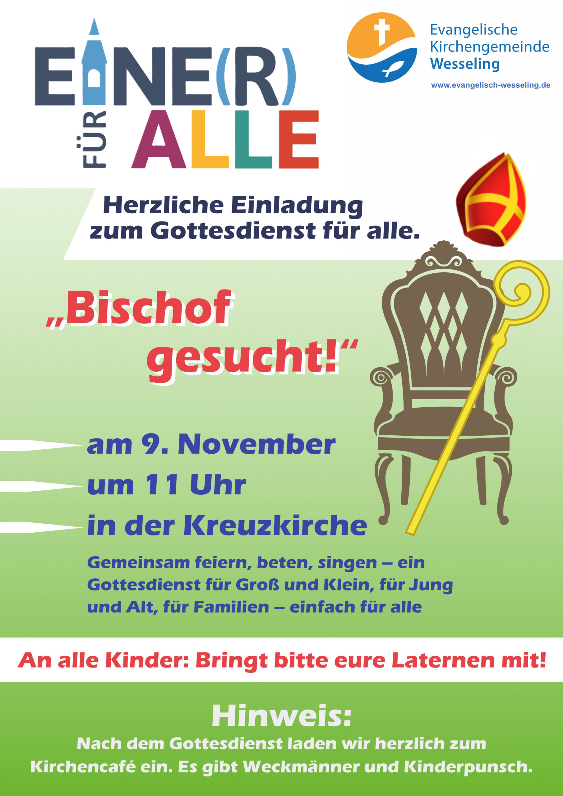 Mehr über den Artikel erfahren „EINE(R) für ALLE“ – St.-Martins-Gottesdienst